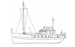 Architectural profile drawing of Braymar