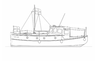 Architectural profile drawing of Daphne