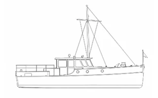 Architectural profile drawing of Dragonfly