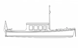 Architectural profile drawing of Felicity