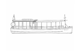 Architectural profile drawing of Jeff