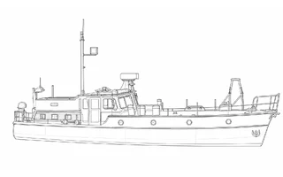 Architectural profile drawing of Marsayru
