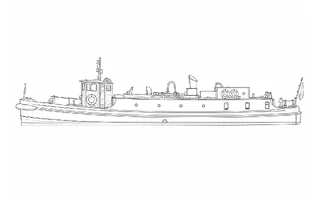 Architectural profile drawing of Massey Shaw