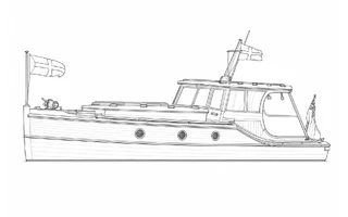 Architectural profile drawing of MB 278
