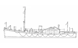 Architectural profile drawing of Michael Stephens ON838
