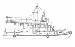 Architectural profile drawing of Minotaur