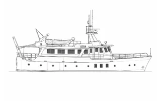 Architectural profile drawing of Noneta