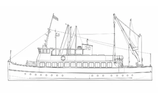 Architectural profile drawing of OultonBelle