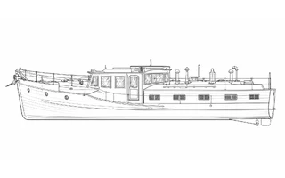 Architectural profile drawing of Smolt