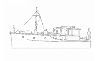 Architectural profile drawing of Surrey