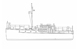 Architectural profile drawing of Tarifa
