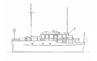 Architectural profile drawing of Thelma