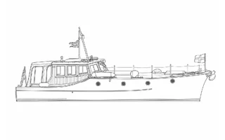 Architectural profile drawing of Tom Tit