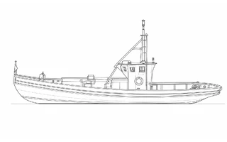 Architectural profile drawing of Vanguard