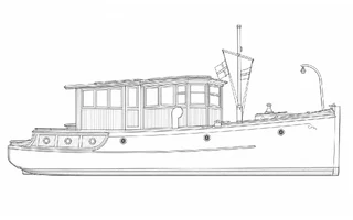 Architectural profile drawing of Vere