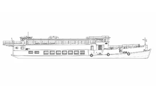 Architectural profile drawing of Viscount