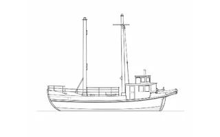 Architectural profile drawing of Windsong