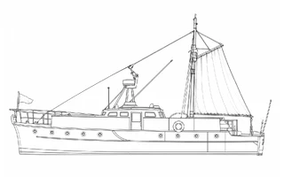 Architectural profile drawing of Zelia