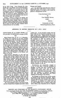 Supplement 35305 — Gort’s France and Belgium despatch page 5934 icon